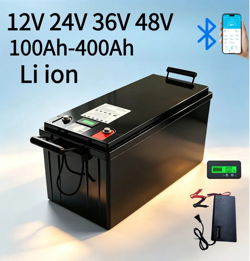 Lifepo4 12V 100Ah Bms Bluetooth - Bluetooth BMS Li-ion/LiFePO4 аккумуляторный блок 12В