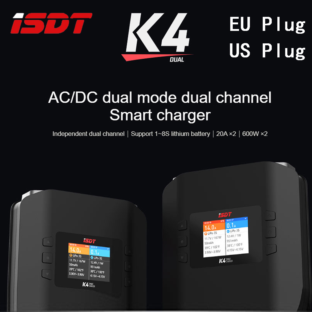 Isdt K4 Dual Lipo Charger - ISDT K4 1 ~ 8S умное