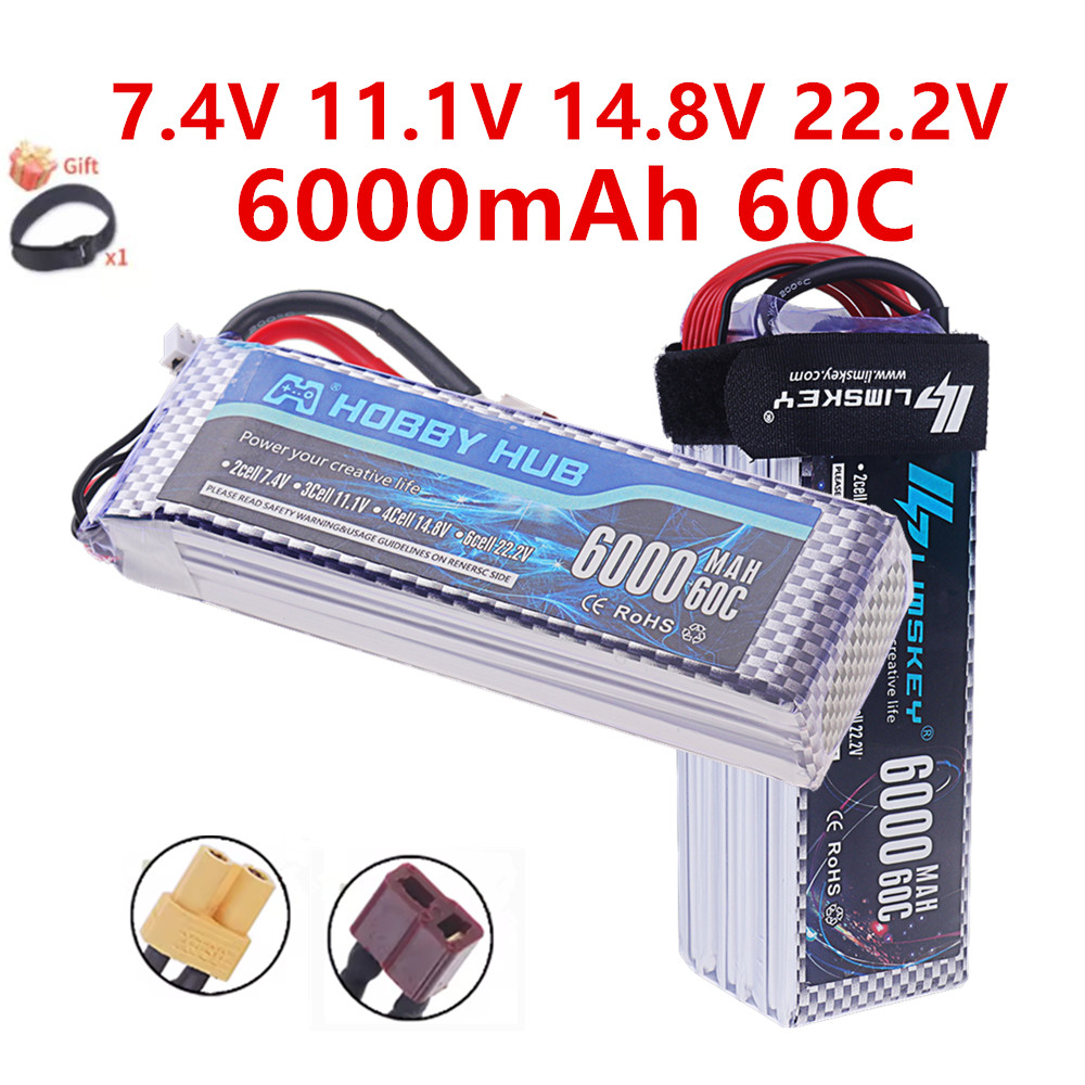 4S Lipo Battery 14.8V 6000Mah - Аккумулятор LiPo 2S 3S 4S 6S