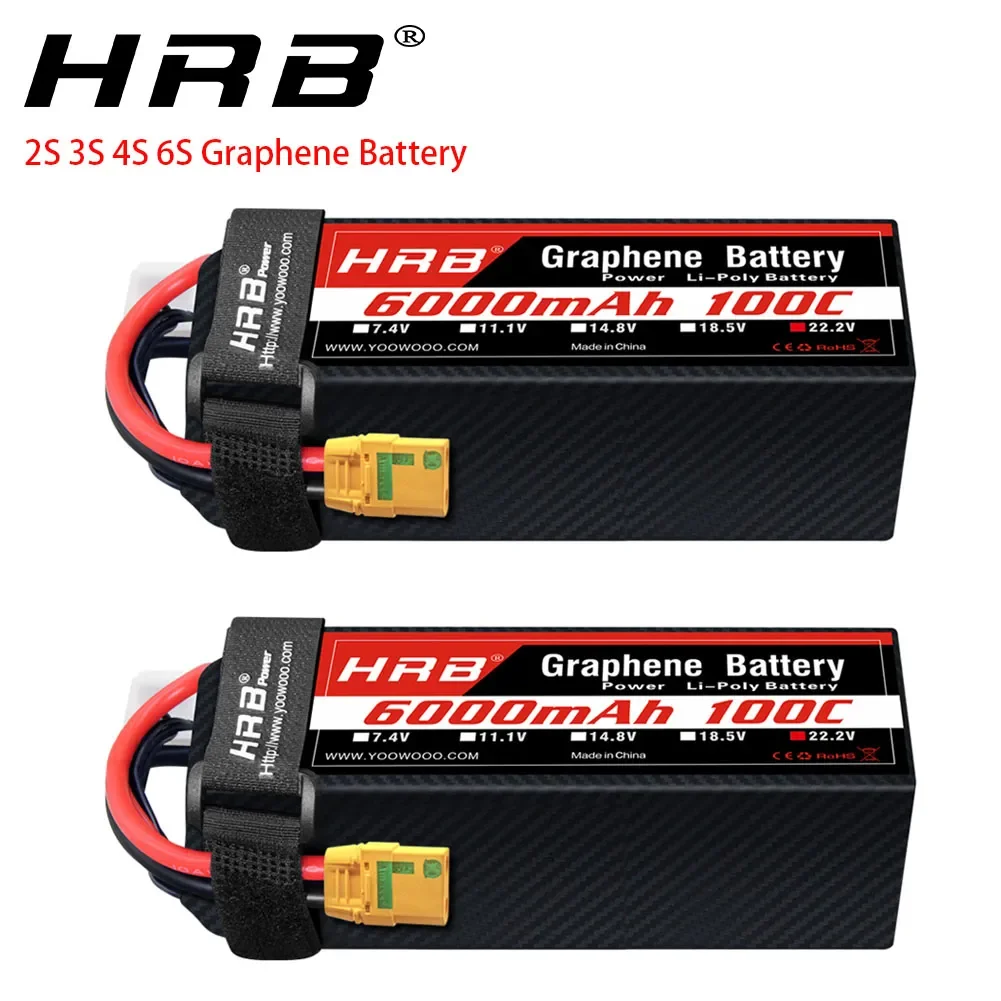 6S Lipo Battery 22.2V 5000Mah - 2 шт. Графеновая батарея 2S 3S