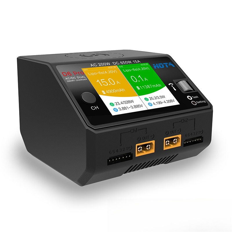 Зарядное устройство HOTA D6 Pr – обзор и цена Hota D6 Pro Dual Lipo Charger