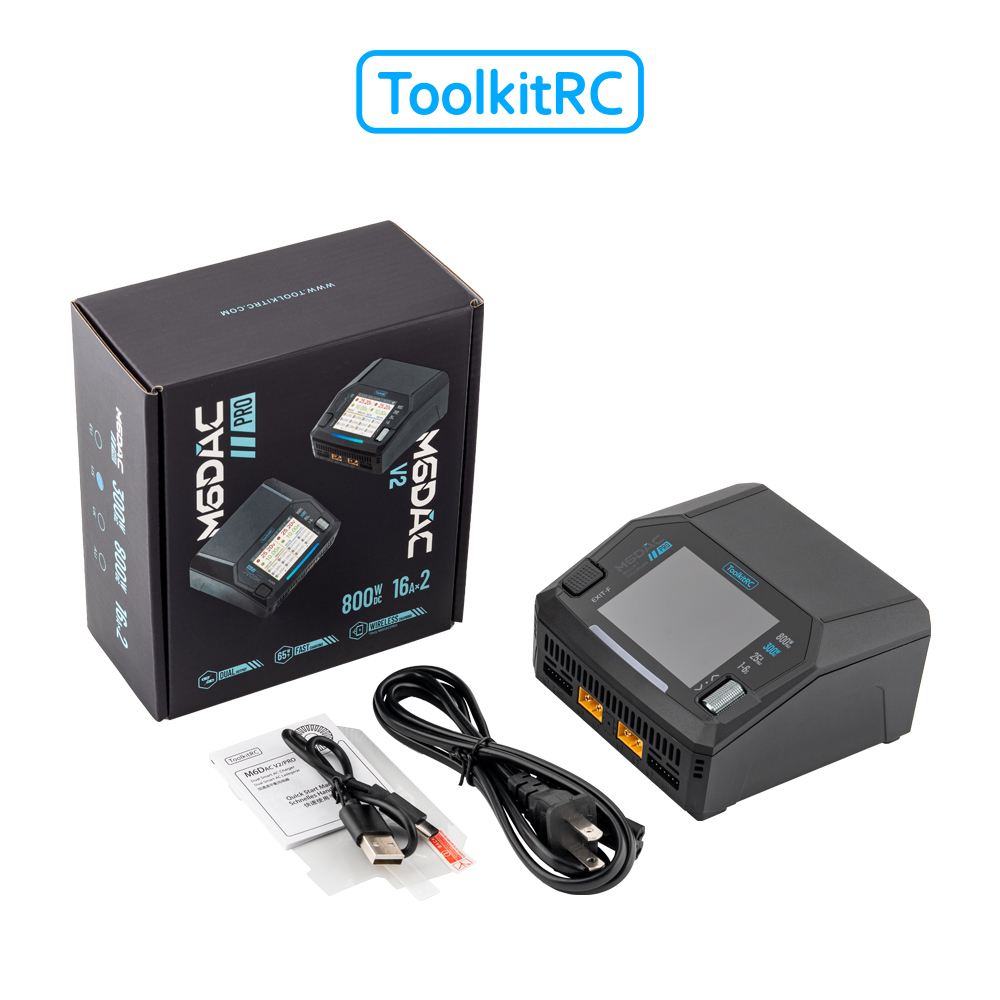 ToolkitRC M6DAC V2 M6DAC Pro Д – обзор и цена Toolkitrc M6Dac Smart Charger