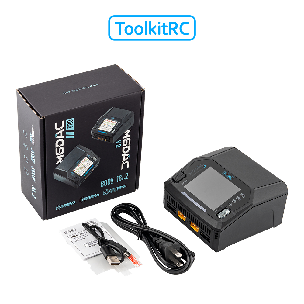 ToolkitRC M6DAC V2 M6DAC Pro Д – обзор и цена Toolkitrc M6Dac Smart Charger