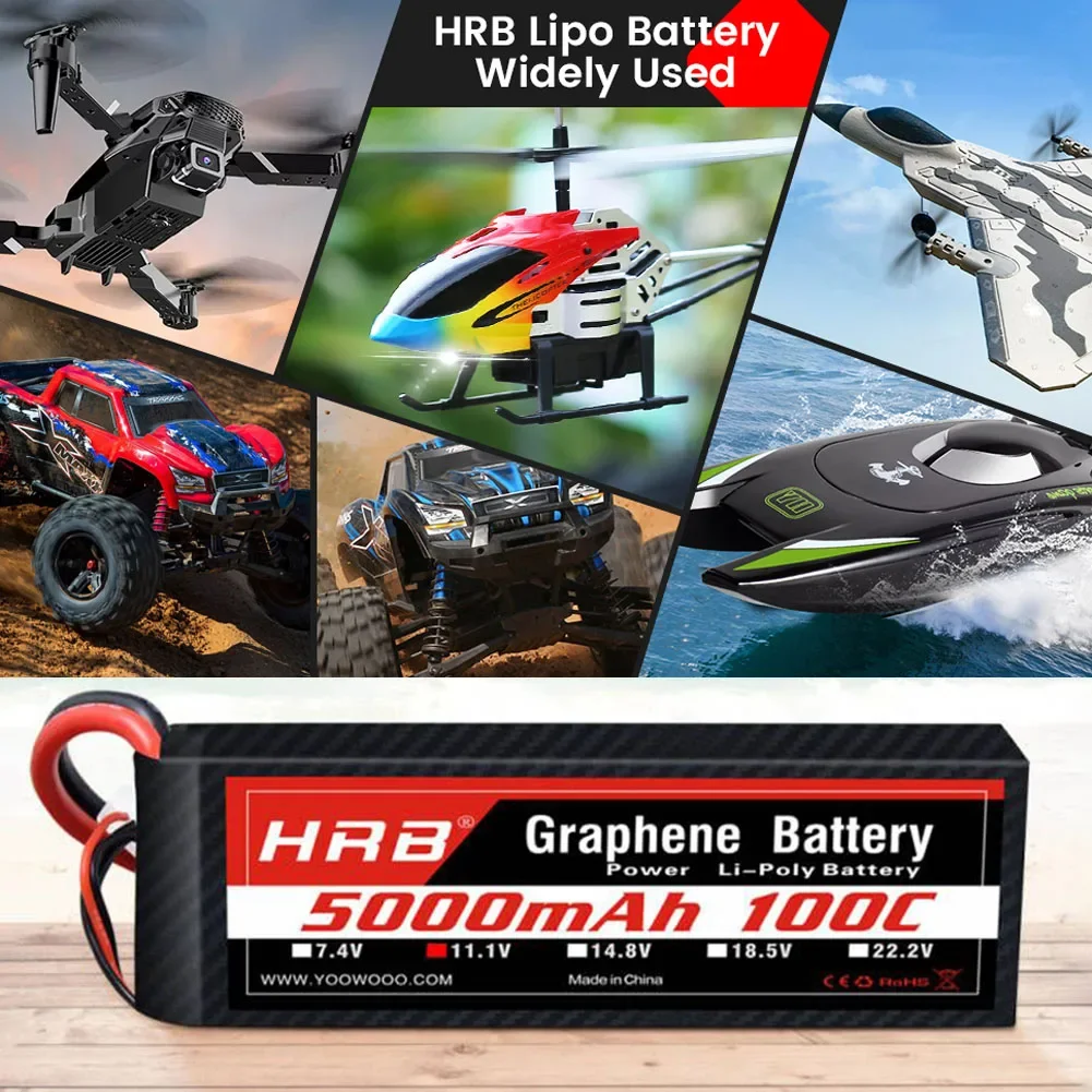2 шт. Графеновая батарея 2S 3S – обзор и цена 6S Lipo Battery 22.2V 5000Mah