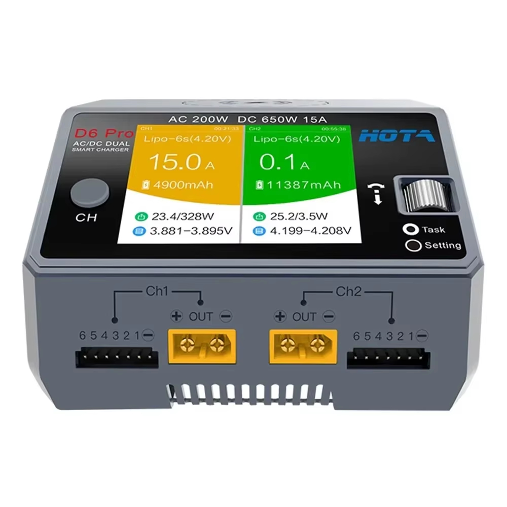 Зарядное устройство HOTA D6 Pr – обзор и цена Hota D6 Pro Dual Lipo Charger