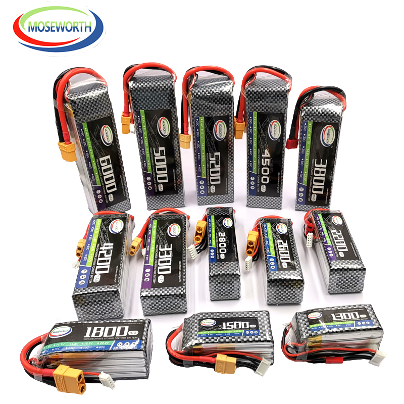2S 3S 4S 6S RC LiPo Аккумулято – обзор и цена 4S Lipo Battery 14.8V 6000Mah