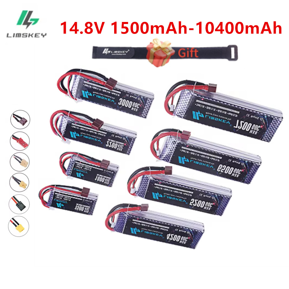 60C Lipo аккумулятор 14,8 В 4S – обзор и цена 4S Lipo Battery 14.8V 6000Mah
