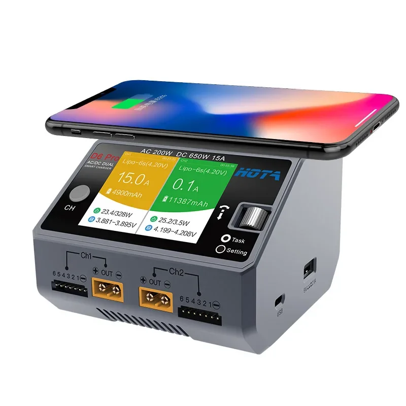 HOTA D6 Pro 650W Двухканальное – обзор и цена Hota D6 Pro Dual Lipo Charger